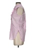 Koch Checkered-gingham Pink Sleeveless Button-Down Shirt Size S - photo 5