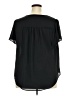 Torrid 100% Polyester Black Short Sleeve Blouse Size 2X Plus (2) - photo 2