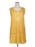 Unbranded 100% Polyester Gold Casual Dress Size XL - photo 1