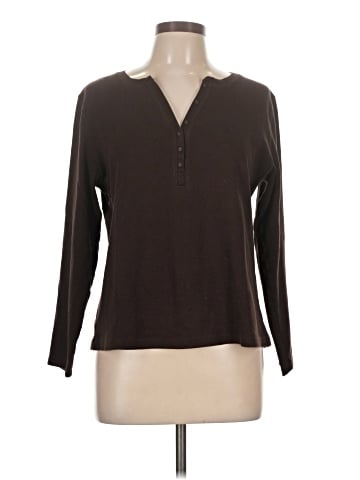 Karen Scott Long Sleeve Blouse (view 1)