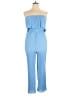 Assorted Brands Solid Blue Jumpsuit Size XL - photo 1