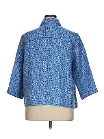 Christopher & Banks 3/4 Sleeve Button-Down Shirt (view 2)