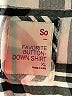 SO Plaid Silver Long Sleeve Button-Down Shirt Size XL - photo 7