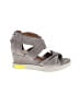 Sofft 100% Leather Gray Wedges Size 9 - photo 1
