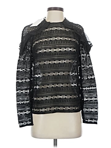 Self-Portrait Long Sleeve Top (view 1)