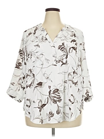 Torrid 3/4 Sleeve Blouse (view 1)