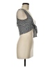 Shein 100% Polyester Silver Tank Top Size M - photo 4