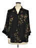 Torrid 100% Polyester Black 3/4 Sleeve Blouse Size 2X Plus (2) - photo 1