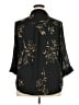 Torrid 100% Polyester Black 3/4 Sleeve Blouse Size 2X Plus (2) - photo 2
