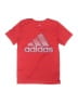 Adidas 100% Recycled Polyester Red Active T-Shirt Size 8 - photo 1