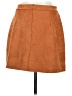 PERSUN Solid Brown Casual Skirt Size M - photo 2