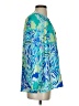 Lilly Pulitzer 100% Silk Blue Long Sleeve Silk Top Size S - photo 4