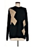 Liz Claiborne 100% Cotton Argyle Black Pullover Sweater Size M - photo 1