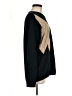 Liz Claiborne 100% Cotton Argyle Black Pullover Sweater Size M - photo 4
