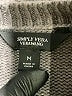 Simply Vera Vera Wang 100% Acrylic Tie-dye Gray Pullover Sweater Size M - photo 7