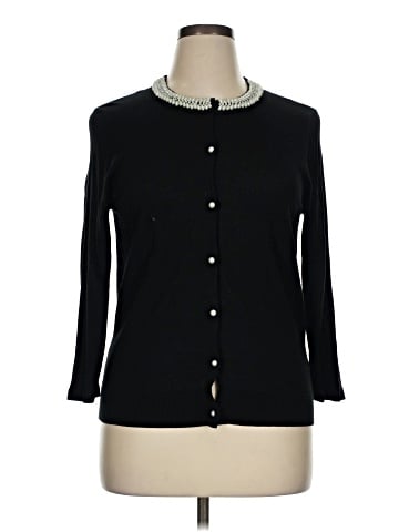 August Silk Cardigan (view 1)