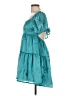Crystal Sky Teal Cocktail Dress Size L - photo 5