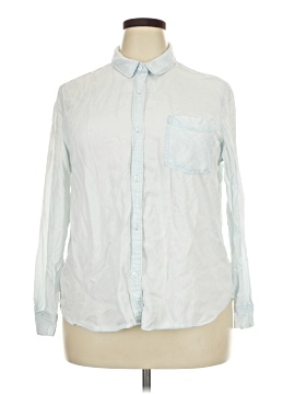Time And Tru Long Sleeve Button Down Shirt