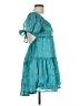 Crystal Sky Teal Cocktail Dress Size L - photo 4