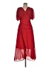 Unbranded 100% Polyester Red Cocktail Dress Size L - photo 1