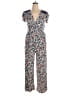 Loveappella Floral Blue Jumpsuit Size XL (petite) - photo 1