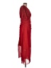 Unbranded 100% Polyester Red Cocktail Dress Size L - photo 4