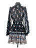 Ulla Johnson Floral Blue Cocktail Dress Size 2 - photo 2