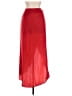 Silence and Noise 100% Polyester Red Formal Skirt Size 8 - photo 2