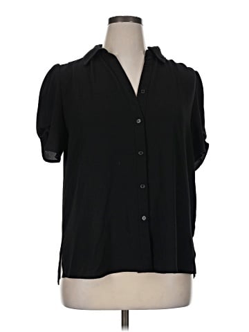 Adrianna Papell Short Sleeve Blouse (view 1)