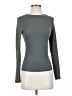 Trendy Queen Gray Long Sleeve T-Shirt Size S - photo 1