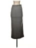MNG Solid Gray Casual Skirt Size XS - photo 2