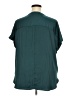 Old Navy 100% Polyester Teal Short Sleeve Blouse Size 2X - photo 2