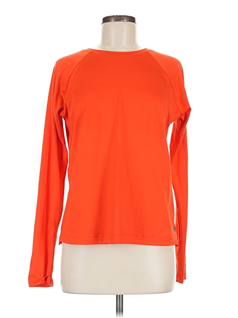 Pre-owned Prana Long Sleeve T-shirt In Orange