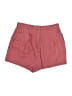 Zara Solid Red Shorts Size 4 - photo 1