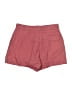 Zara Solid Red Shorts Size 4 - photo 2