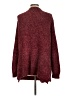 Seven7 100% Polyester Burgundy Cardigan Size L - photo 2