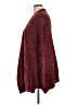 Seven7 100% Polyester Burgundy Cardigan Size L - photo 5