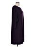 MSK Solid Purple Casual Dress Size L - photo 4