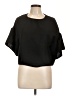 Sugar Lips 100% Polyester Black Short Sleeve Blouse Size L (estimated) - photo 1