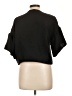 Sugar Lips 100% Polyester Black Short Sleeve Blouse Size L (estimated) - photo 2