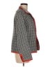 Nina Mclemore 100% Cotton Houndstooth Gray Jacket Size 6 - photo 4