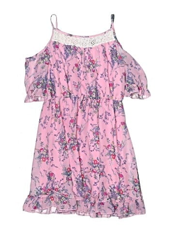 Pink & Violet Dress (view 1)