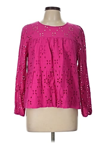 J.Crew Factory Store Long Sleeve Blouse (view 1)
