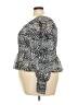 Nine West 100% Polyester Silver Long Sleeve Blouse Size XXL - photo 5
