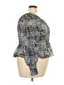 Nine West 100% Polyester Silver Long Sleeve Blouse Size XXL - photo 4