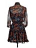 City Studio 100% Polyester Print Blue Cocktail Dress Size M - photo 2