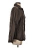 Self Contrast Brown Long Sleeve Button-Down Shirt Size S (estimated) - photo 4