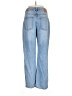 H&M 100% Cotton Graphic Blue Jeans Size 10 - photo 2