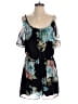 Bailey Blue 100% Polyester Floral Black Romper Size XL - photo 1