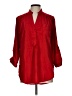 Truth NYC 100% Polyester Red 3/4 Sleeve Blouse Size L - photo 1